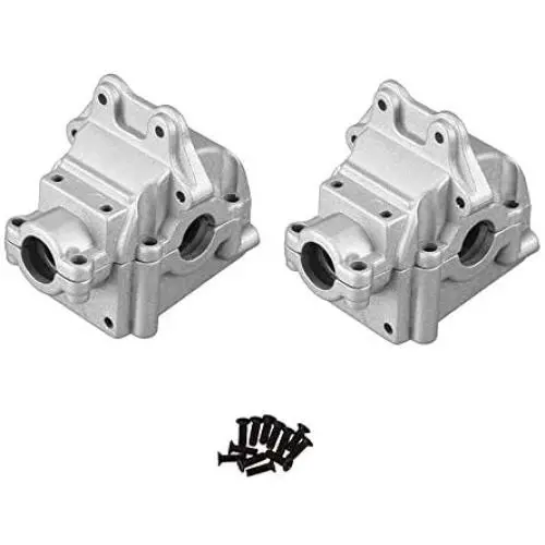 JVSISM 2Pcs Metal Wave Box Gear Box Upper and Lower Cover 144001-1254 for 1/14 WLtoys 144001 RC Car Spare Parts,Silver JVSISM 2Pcs Metal Wave Box Gear Box Upper and Lower Cover 144001-1254 for 1/14 WLtoys 144001 RC Car Spare Parts,Silver