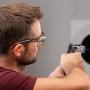 NoCry Over-Glasses Safety Glasses - with Clear Anti-Scratch Wraparound Lenses, Adjustable Arms, Side Shields, UV400 Protection, ANSI Z87 & OSHA Certified (Black & Red)