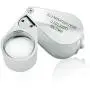20X Illuminated Jeweler LED UV Lens Loupe Magnifier with Metal Construction and Optical Glass, with Kare and Kind Retail Package (20X x 21 mm, Silver)
