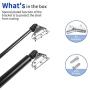 OTUAYAUTO 10mm Ball Stud Bracket for Gas Spring/Prop/Lift Support/Struts, 2Pcs