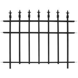 Panacea Products 87103 30''X37'' Metal Fence, 30x37 inches, Black