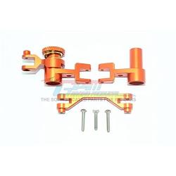 GPM for Traxxas Unlimited Desert Racer 4X4 (#85076-4) Upgrade Parts Aluminum Steering Assembly - 1 Set Orange