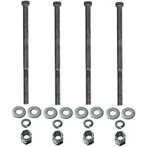 Jungle Gym Kingdom - 7'' x 3/8'' Swing Hangers Galvanized Hex Bolt Hardware Kit Jungle Gym Kingdom - 7'' x 3/8'' Swing Hangers Galvanized Hex Bolt Hardware Kit