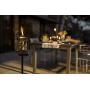 TIKI Brand 65-Inch Square Beacon Torch, Metal/Black