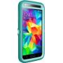 OtterBox Defender Series for Samsung Galaxy S5 - Retail Packaging - Aqua Sky (Blue/Light Teal)