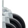 Honey-Can-Do 4-Inch Caster Roller Wheels for HCD Shelving Unit, Set of Four