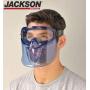Jackson Safety V90 Shield Clear Anti Fog Lens Protection Goggle with Blue Frame (Pack of 2)