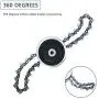 65Mn Grass Trimmer Head for Chain Mower Replacement Part Accessory, Trimmer Head Coil Garden Lawn Mower Chain Brush Cutter Accessory Mower Grass Head Replacement Outdoor Tools 65Mn Grass Trimmer Head for Chain Mower Replacement Part Accessory, Trimmer Head Coil Garden Lawn Mower Chain Brush Cutter Accessory Mower Grass Head Replacement Outdoor Tools