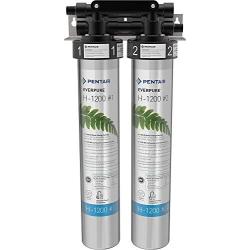 Everpure H-1200 Drinking Water Filter System (EV9282-00). Quick Change Dual Cartridge System. Commercial Grade Water Filtration and Lead Reduction