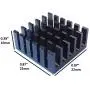 Easycargo 10pcs 22mm Heatsink Kit 22x22x10mm + 3M 8810 Thermal Conductive Adhesive Tape, Cooler Heat Sink for Cooling Raspberry Pi, SSD M.2 2280 GPU IC Chips VRAM VGA RAM (22mmx22mmx10mm) Easycargo 10pcs 22mm Heatsink Kit 22x22x10mm + 3M 8810 Thermal Conductive Adhesive Tape, Cooler Heat Sink for Cooling Raspberry Pi, SSD M.2 2280 GPU IC Chips VRAM VGA RAM (22mmx22mmx10mm)