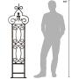 H Potter Garden Trellis for Climbing Plants Wrought Iron Metal for Vine Rose Flower Gar124