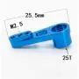 SONPP 25T Servo Arm Horn Servo Pull Rod for A959 A959-B A949 A969 A979 RC Car Upgrade Parts Accessories,Grey