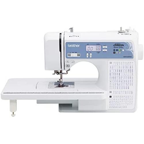 Brother XR9550PRW Sewing and Quilting Machine, Project Runway, 165 Built-in Stitches, LCD Display, Wide Table, 8 Included Feet