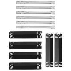 EasiBBQ 6 Pack Heat Plate Shields Flame Tamers, Stainless Steel Pipe Burner Tubes Replacement Parts for Nexgrill 720-0882A, 720-0896, 720-0896B, 720-0896C, 720-0925 Grills