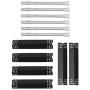 EasiBBQ 6 Pack Heat Plate Shields Flame Tamers, Stainless Steel Pipe Burner Tubes Replacement Parts for Nexgrill 720-0882A, 720-0896, 720-0896B, 720-0896C, 720-0925 Grills
