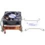 2U Server CPU Cooler Copper Skiving Heatsink Cooling Fan for Intel Xeon LGA 1150 1151 1155 1156 Industrial Computer Cooling