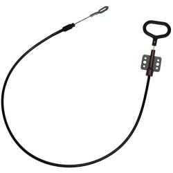 Choice Parts - Black Recliner Cable with Release Handle for Lane and Action Furniture - Exposed Cable Length: 2.5''. - O Shape Tip