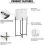Mid Century White Planter with Black Plant Stand, 3 pcs Modern Planters for Indoor Plants, Metal Floor Planter Set with Foldable Stand Indoor Outdoor (Pack of 3) Mid Century White Planter with Black Plant Stand, 3 pcs Modern Planters for Indoor Plants, Metal Floor Planter Set with Foldable Stand Indoor Outdoor (Pack of 3)