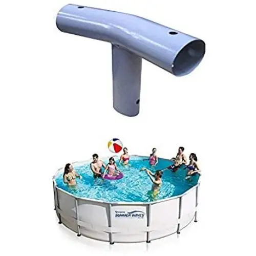 Summer Waves Elite T-Fitting for Metal Frame Round Pools (Oval) (14 FT)