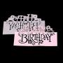 Happy Birthday Metal Die Cuts,Letter Flower Leaf Birthday Party Invitation Cutting Dies Cut Stencils DIY Scrapbooking Album Decorative Embossing Paper Dies for Card Making