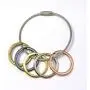 Flat Key Rings Key Chain Metal Split Ring 40pcs (Round 1.25 Inch Diameter), for Home Car Keys Organization, Arts & Crafts, Lanyards, Lead Free Colored (Black, Silver, Gold, Copper, Antique Brass) Flat Key Rings Key Chain Metal Split Ring 40pcs (Round 1.25 Inch Diameter), for Home Car Keys Organization, Arts & Crafts, Lanyards, Lead Free Colored (Black, Silver, Gold, Copper, Antique Brass)