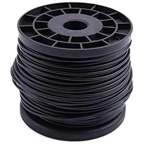 Muzata Stainless Steel 304 Black Wire Rope,Vinyl Coated,7x7 Strand Core, Wire Rope 1/16inch Thru 3/32inch,85ft,Outdoor Light Guide Wire,358Lbs Breaking Strength Muzata Stainless Steel 304 Black Wire Rope,Vinyl Coated,7x7 Strand Core, Wire Rope 1/16inch Thru 3/32inch,85ft,Outdoor Light Guide Wire,358Lbs Breaking Strength