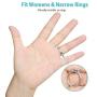 Invisible Ring Size Adjuster for Loose Rings Ring Adjuster Sizer Fit Any Rings Ring Guard Spacer (Clip-ON, 8 PCS)