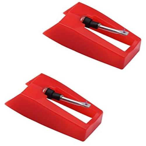 Record Player Needle, Gartopvoiz Diamond Stylus Replacement for Turntable, LP, Phonograph(Pack of 2)