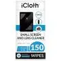 iCloth Lens and Screen Cleaner Pro-Grade Individually Wrapped Wet Wipes, Wipes for Cleaning Small Electronic Devices Like Smartphones and Tablets Box of 150