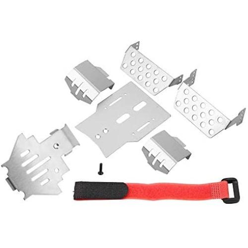 RC Chassis Armors Stainless Steel Chassis Armors Protection Skid Plate for TRX-4 RC Car Accessory Part