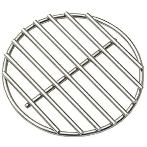 6.5'' BBQ High Heat Stainless Steel Charcoal Fire Grate Fits for Medium Big Green Egg Fire Grate and Kamado Joe Grill Parts Charcoal Grate Replacement Accessories (6 1/2”) 6.5'' BBQ High Heat Stainless Steel Charcoal Fire Grate Fits for Medium Big Green Egg Fire Grate and Kamado Joe Grill Parts Charcoal Grate Replacement Accessories (6 1/2”)