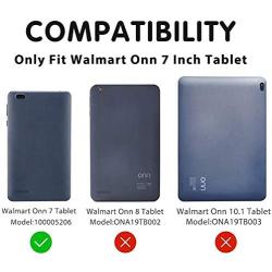 LTROP Onn 7 Inch Tablet Case, Surf Onn 7 Tablet Case, Shockproof Handle Stand Child Proof Case for Walmart Onn 7'' Tablet Android 2020/ 2019 ( Model: 100005206/ 100015685 ) - Blue