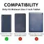 LTROP Onn 7 Inch Tablet Case, Surf Onn 7 Tablet Case, Shockproof Handle Stand Child Proof Case for Walmart Onn 7'' Tablet Android 2020/ 2019 ( Model: 100005206/ 100015685 ) - Blue