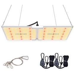 SPIDER FARMER SF-2000 LED Grow Light 2x4 ft Coverage Compatible with Samsung LM301B Diodes & MeanWell Driver Dimmable Grow Lights Full Spectrum for Indoor Hydroponic Plants Veg Bloom 606pcs LEDs