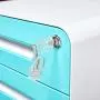 File Cabinet Mobile, Merax 3 Drawer Metal Pedestal Filing Cabinets w/ 2 Lock Keys, 5 Rolling Casters, Fully Assembled Storage for Home Office Modern Vertical Hanging Folders A4 Letter Size,Light Blue File Cabinet Mobile, Merax 3 Drawer Metal Pedestal Filing Cabinets w/ 2 Lock Keys, 5 Rolling Casters, Fully Assembled Storage for Home Office Modern Vertical Hanging Folders A4 Letter Size,Light Blue