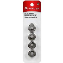 SINGER 2139 Class 66 Bobbins, Metal, 4-Count