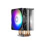 DEEPCOOL GAMMAXX GT A-RGB, CPU Air Cooler, SYNC A-RGB Fan and Black Top Cover, Cable or Motherboard Control Supported, 4 Heatpipes, 120mm A-RGB Fan, Universal Socket Solution