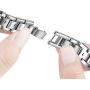 JSGJMY Bling Bands Compatible with Apple Watch Band 38mm 40mm 42mm 44mm Series 5/4/3/2/1 Women Diamond Rhinestone X-Link Metal Jewelry Bracelet(Silver, 38mm/40mm)
