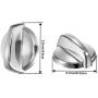 WB03T10284 Knobs Burner Control Knobs Compatible with General Electric GE Range/ Stove/ Oven Knob Replace for AP4346312 PS2321076 (4 Pack)