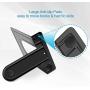 Umikk Bookends, Black Metal Nonskid Bookend Supports for Shelves Heavy Duty Books End, Office Book Stopper, 6 x 5 x 6 Inches, 6 Pieces (3 Pairs) (Black)