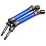 BQLZR Dark Blue Steel SLA032 Front & Rear Universal Drive Shaft for TRAXXAS Slash 4X4 RC1:10 Rally Car Pack of 4