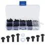 360PCs Universal RC Model Screw Kit M3 Hex Flat and Button Head Screws with M3 M4 Bolt Washers Hardware Fastener for 1:8 1/10 RC Cars DIY Parts 360PCs Universal RC Model Screw Kit M3 Hex Flat and Button Head Screws with M3 M4 Bolt Washers Hardware Fastener for 1:8 1/10 RC Cars DIY Parts