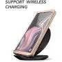 YOUMAKER Case for Galaxy Note 9, Full Body Heavy Duty Protection with Built-in Screen Protector Shockproof Rugged Cover for Samsung Galaxy Note 9 (2018) 6.4 Inch - Rose Gold/Pink