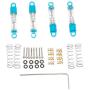 Tongina Shock Absorbers Aluminum Alloy Upgrade Parts for Axial SCX24 90081 RC 1:24 Crawler Car Pack of 4 - Blue