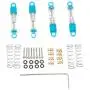 Tongina Shock Absorbers Aluminum Alloy Upgrade Parts for Axial SCX24 90081 RC 1:24 Crawler Car Pack of 4 - Blue