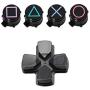 Yosikr Pairs Thumbsticks Joystick for Playstation 4 PS4 Controller with Cross Screwdriver + L2 R2 L1 R1 Trigger Replacement Parts + ABXY Bullet Buttons + D-pad + Small Spring (Balck 5 Pairs(10PCS))