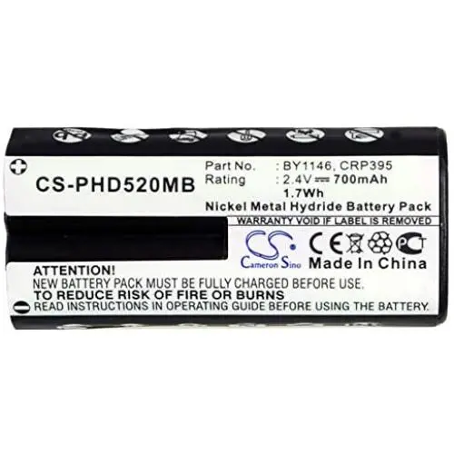 Replacement Battery for Avent SCD520 SCD510 SCD520/60,fits Part Number 420303584800 996510072099 BY1146 CRP395 CRP395/01,2.4V Ni-MH 700mAh/1.68Wh