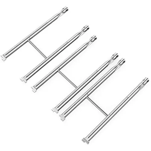 Stanbroil Stainless Steel Grill Burner Tubes for Weber Summit Gold A/B/A6/B6, Platinum A6/B6 Gas Grills, Replacement Parts for Weber 85662 Stanbroil Stainless Steel Grill Burner Tubes for Weber Summit Gold A/B/A6/B6, Platinum A6/B6 Gas Grills, Replacement Parts for Weber 85662