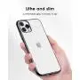DTTO Compatible with iPhone 11 Pro Max Case, Slim Fit Clear Soft TPU Cover with Metal Luster Edge for 2019 iPhone 6.5 Inch，Black