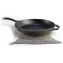 The Ringer - The Original Stainless Steel Cast Iron Cleaner, Patented XL 8x6 Inch Design